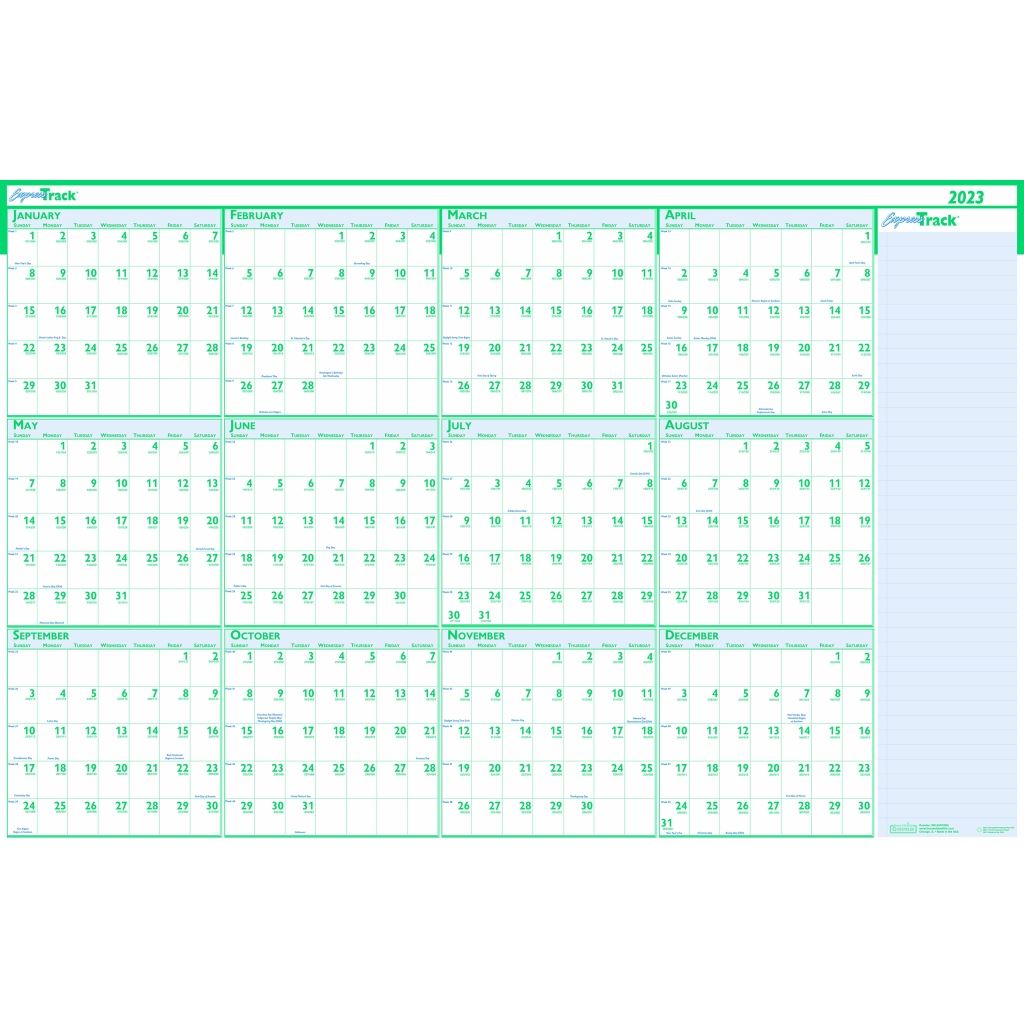 House of Doolittle (HOD392) ExpressTrack Yearly/Laminated Planner 24 x 37