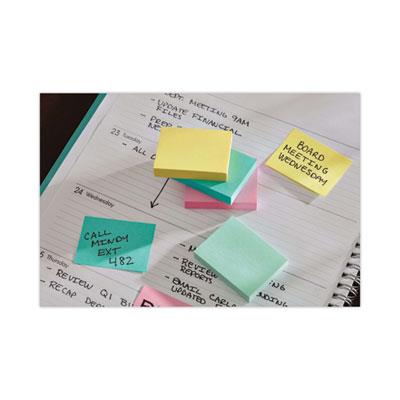 Original Recycled Note Pads, 1.38" x 1.88", Sweet Sprinkles Collection Colors, 100 Sheets/Pad, 12 Pads/Pack