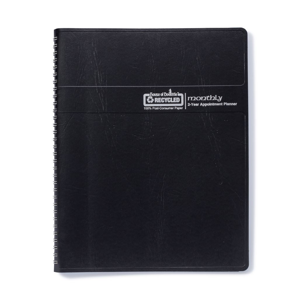House of Doolittle (HOD262002) Monthly Planner, Black 8 1/2 x 11