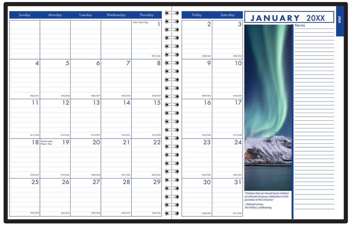 House of Doolittle (HOD273) Earthscapes Weekly/Monthly Planner 8-1/2 x 11