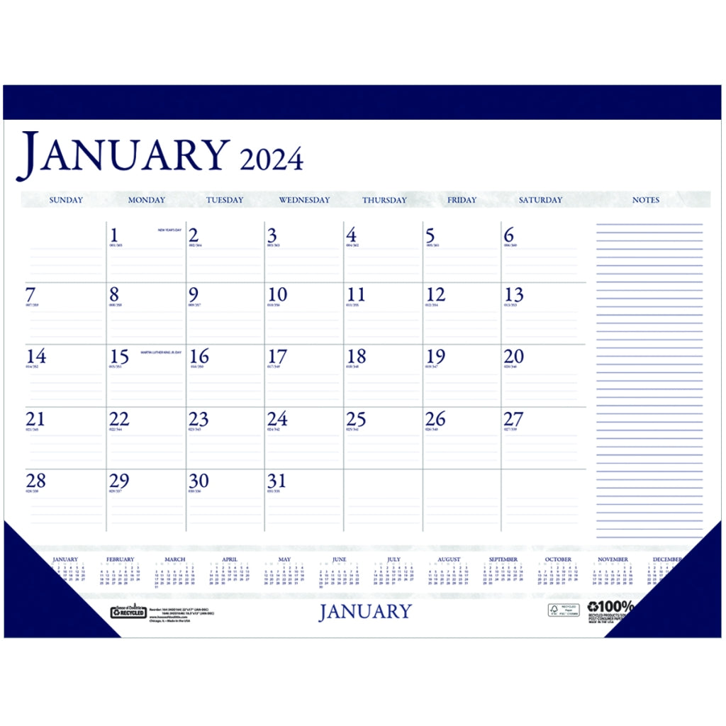 House of Doolittle (HOD164) Desk Pad Calendar 22 x 17