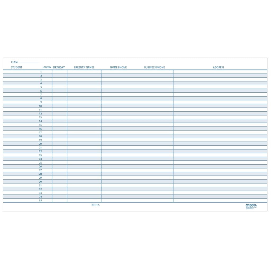 House of Doolittle (HOD51607) Combination Lesson Planner & Class Record 8-1/2 x 11