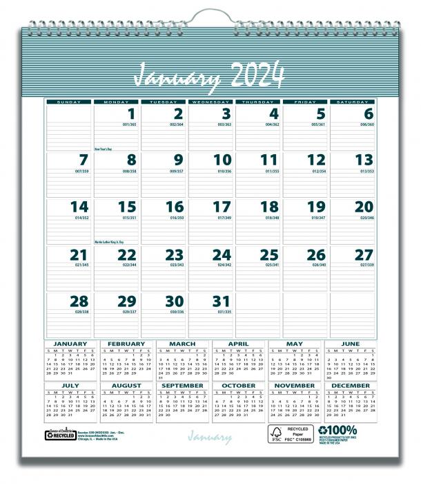 House of Doolittle (HOD330) Monthly Wall Calendar Bar Harbor 6 x 7 Inches