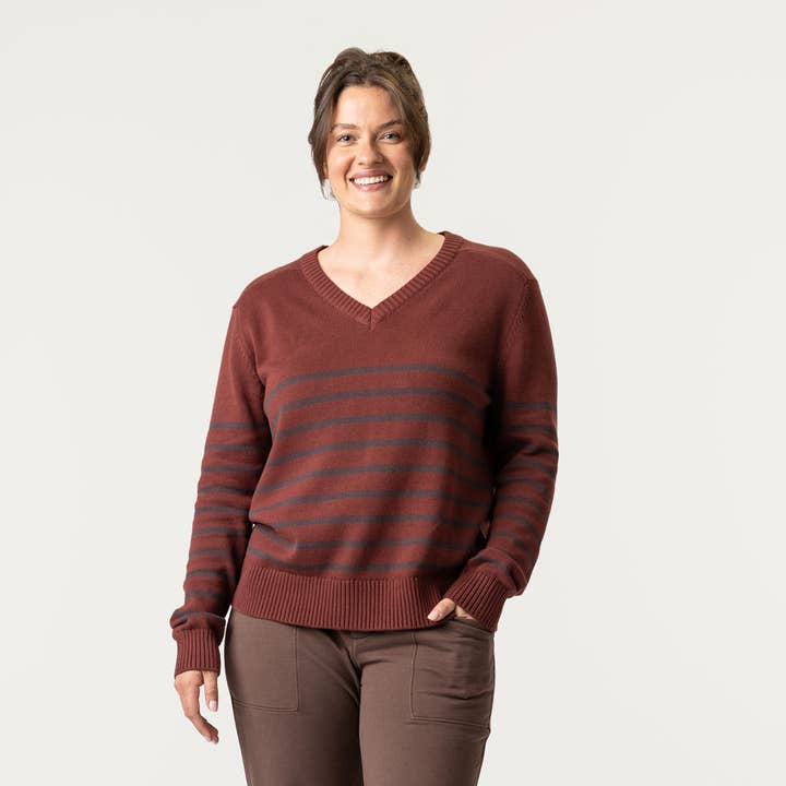 Organic Cotton - V Neck Sweater