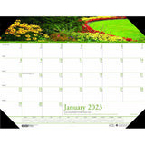 House of Doolittle (HOD174) Earthscapes Gardens of the World Desk Pad Calendar 22 x 17