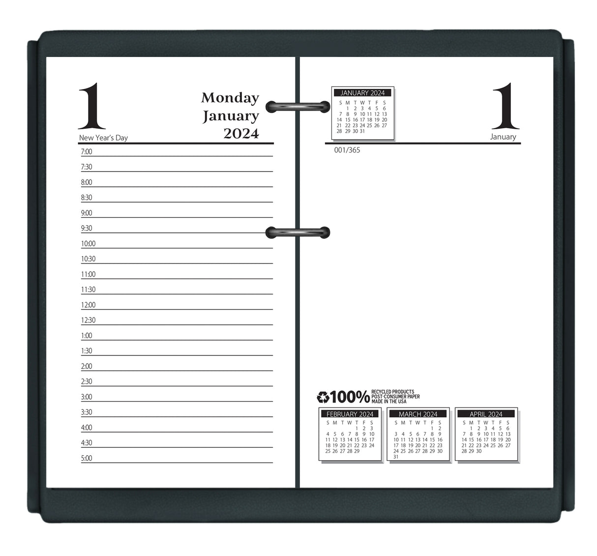 House of Doolittle (HOD4717) Economy Daily Desk Calendar Refill 3 1/2 x 6