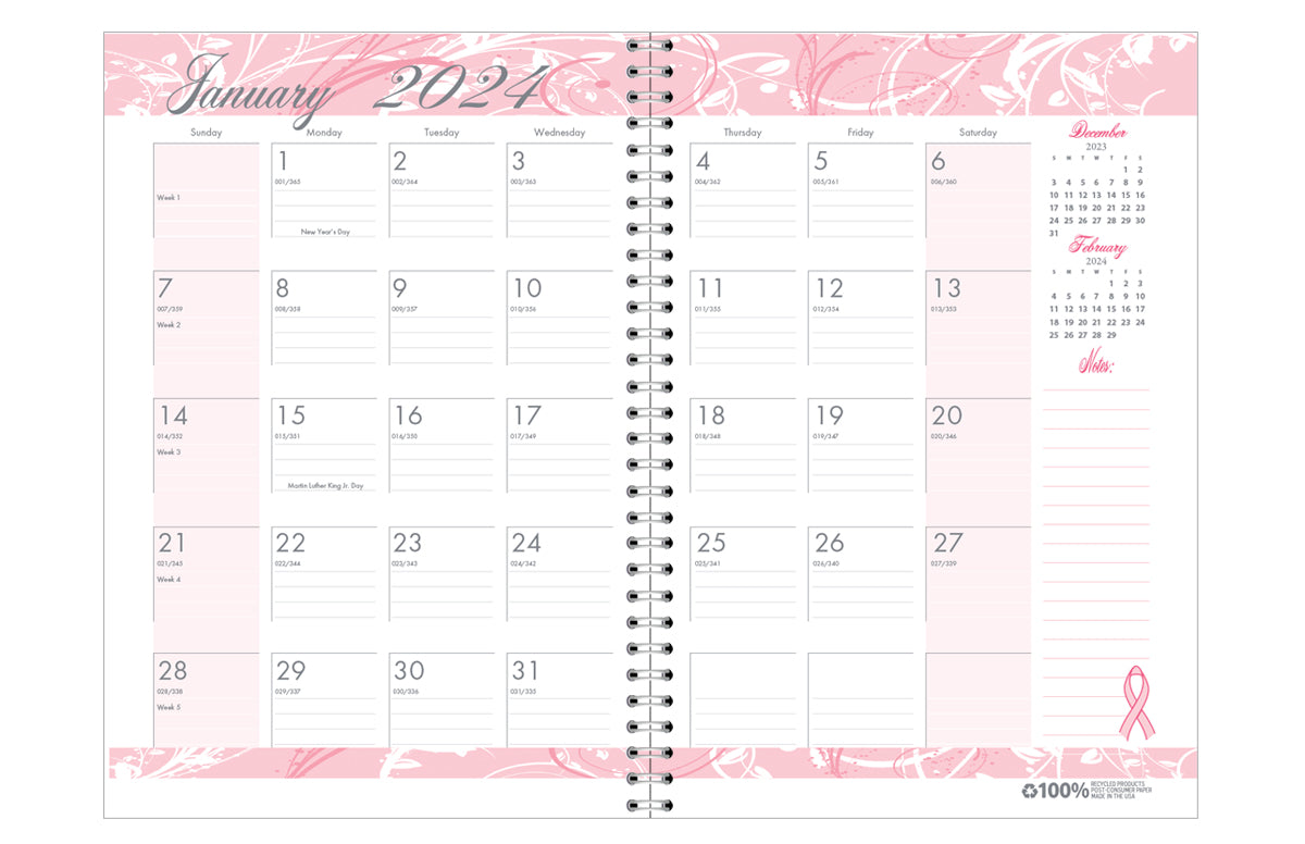 House of Doolittle (HOD5226) Breast Cancer Awareness Monthly/Journal 7 x 10