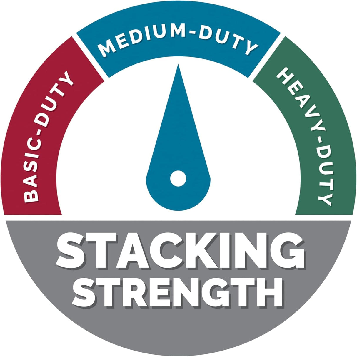 STOR/FILE Medium-Duty Storage Boxes, Legal Files, 15.88" x 25.38" x 10.25", White/Blue, 12/Carton