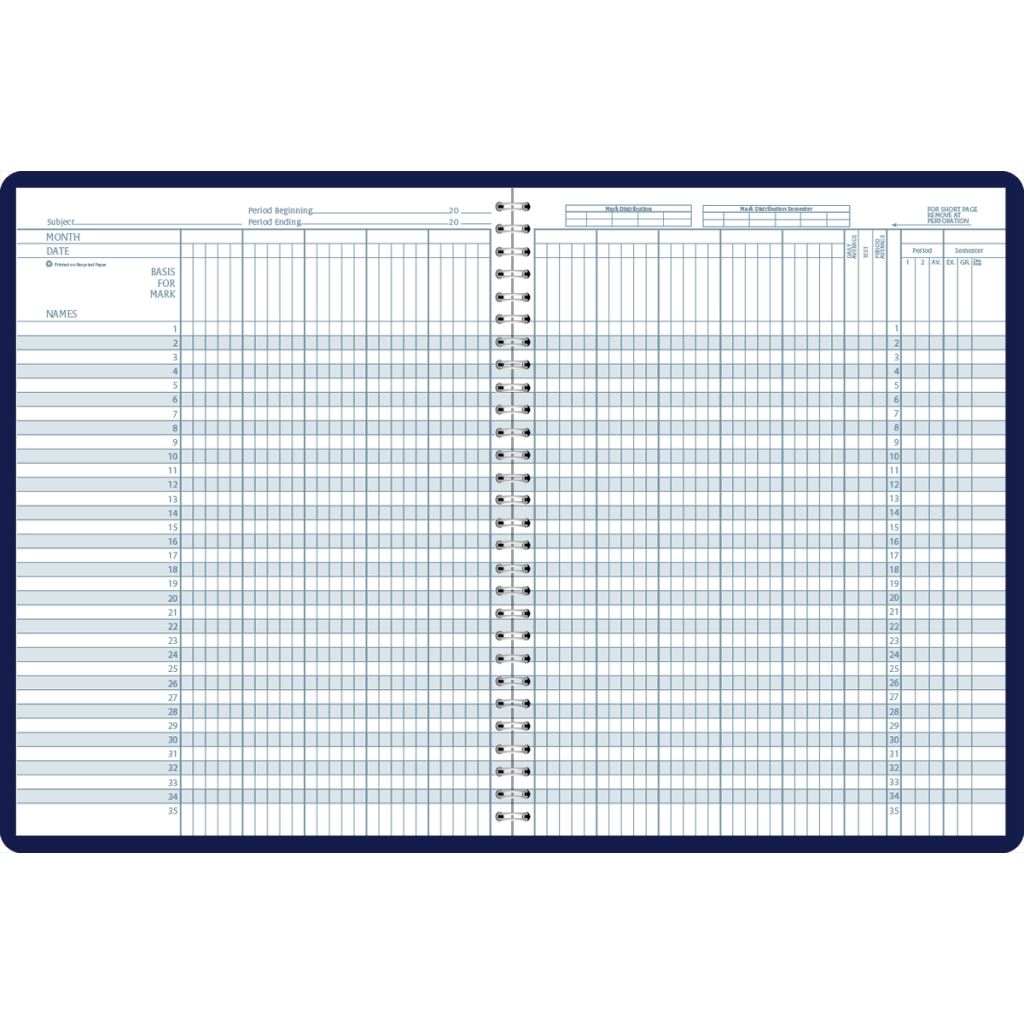 House of Doolittle (HOD51607) Combination Lesson Planner & Class Record 8-1/2 x 11
