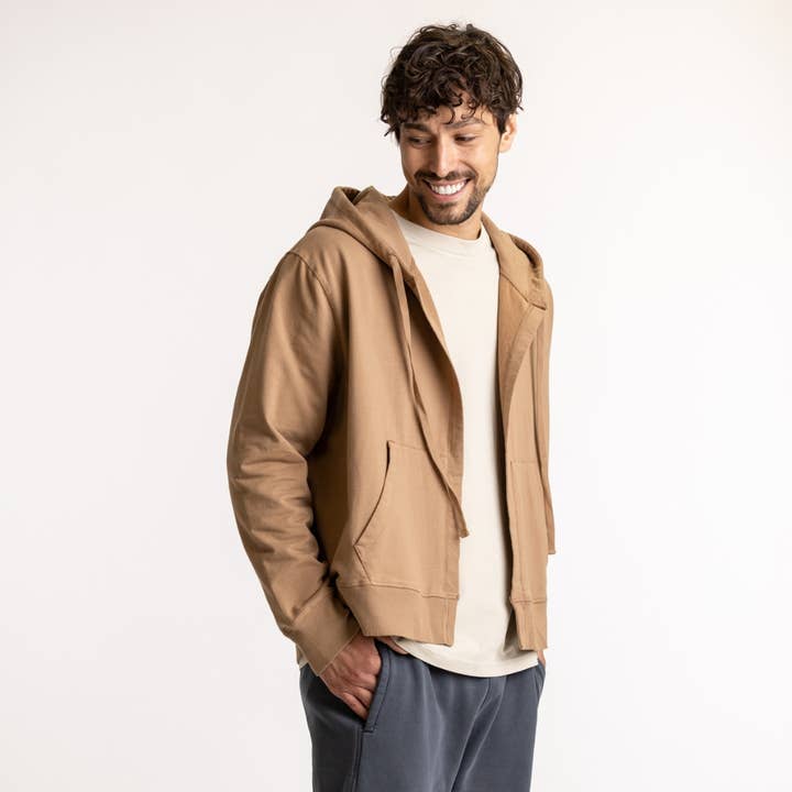 Organic Cotton - Hooded Cardigan