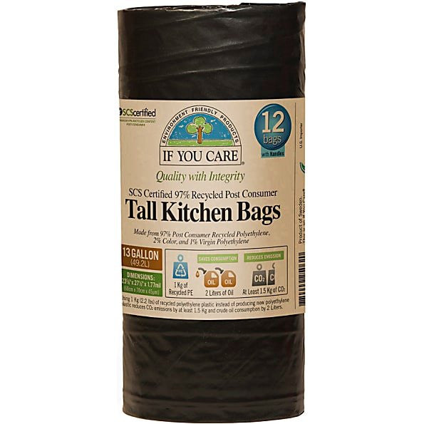 13 Gallon Compostable Tall Kitchen Bags