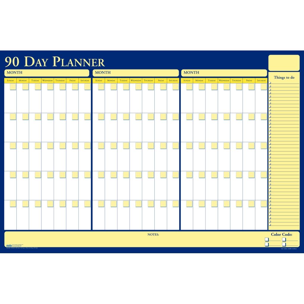 House of Doolittle (HOD637) 90/120-Day Undated Laminated Planner 36 x 24