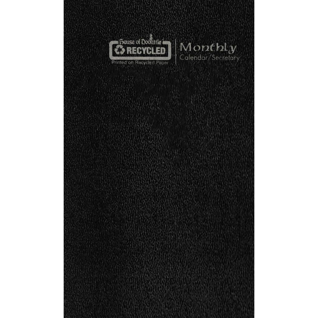 House of Doolittle (HOD24002) Monthly Pocket Secretary, BLACK 3-5/8 x 6-1/2