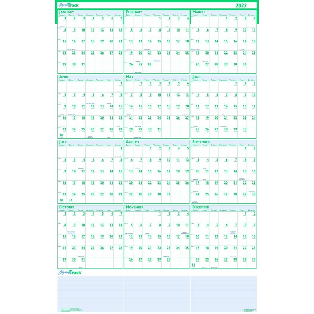 House of Doolittle (HOD392) ExpressTrack Yearly/Laminated Planner 24 x 37