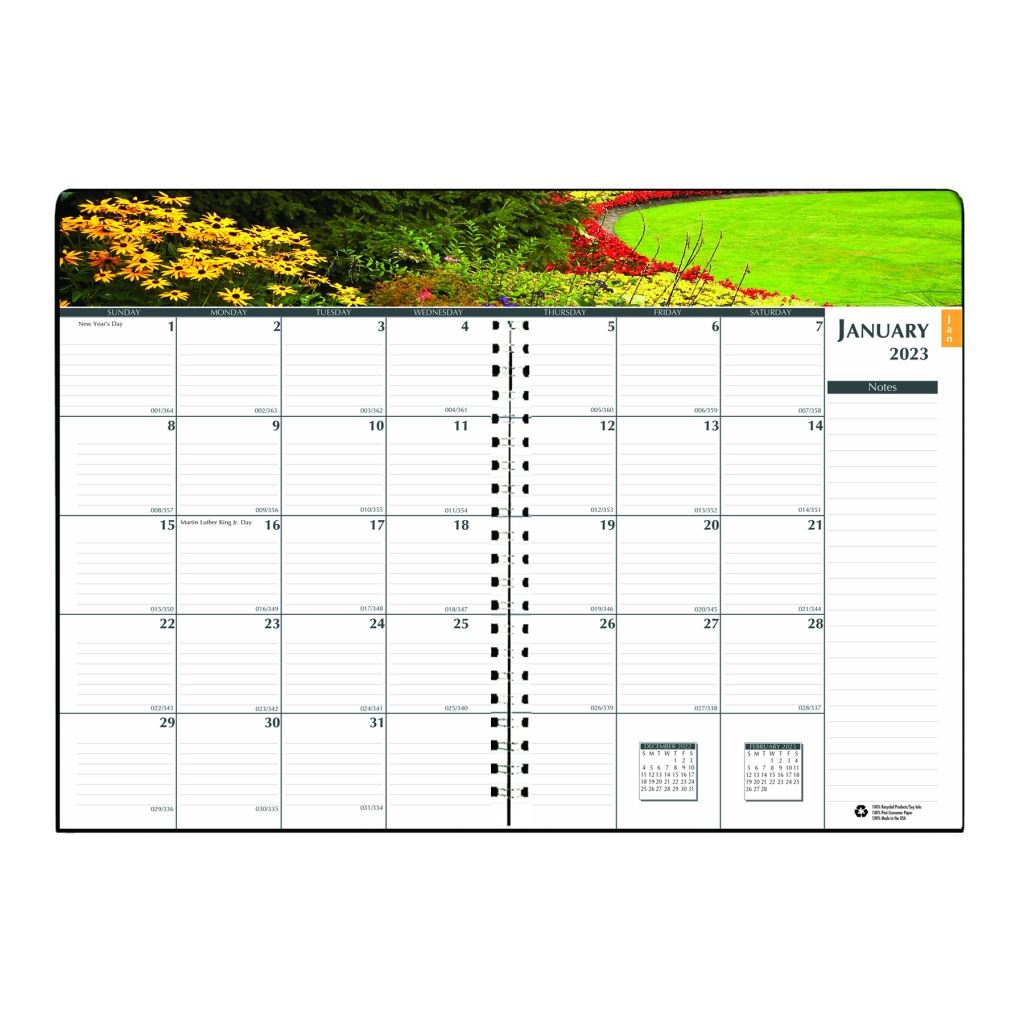 House of Doolittle (HOD264632) EarthScapes Monthly Planner Gardens of the World