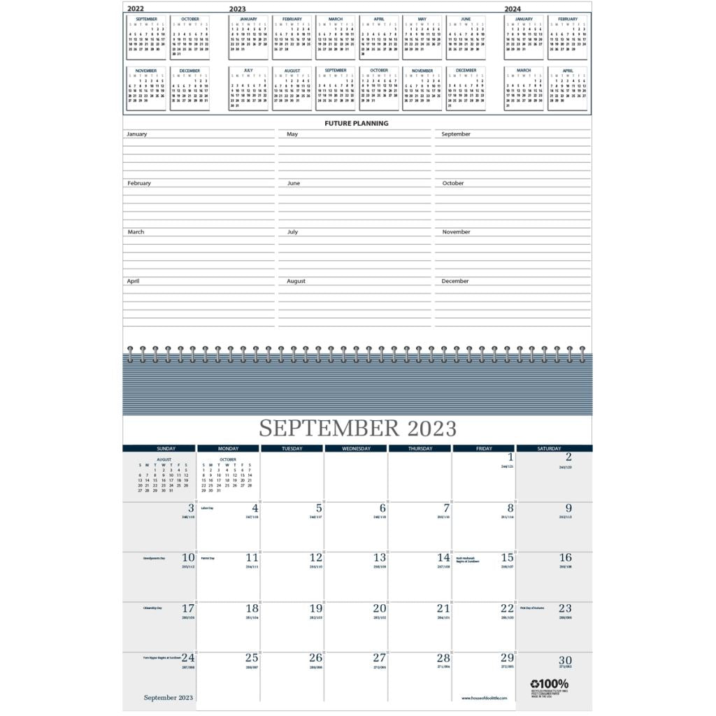 House of Doolittle (HOD325) Academic Monthly Wall/Notebook Calendar 11 x 8 1/2