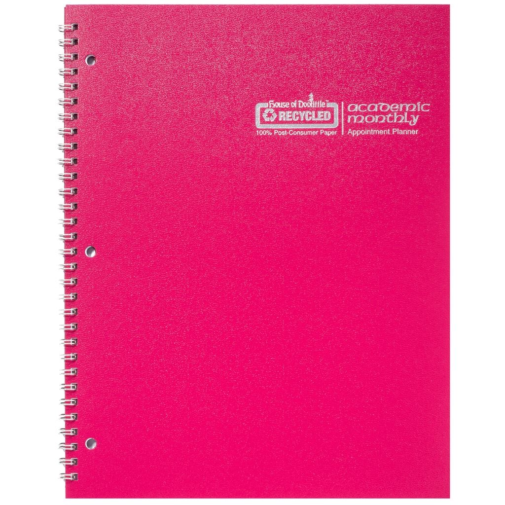 House of Doolittle (HOD263-05) Academic Monthly Planner Dark Pink Cover