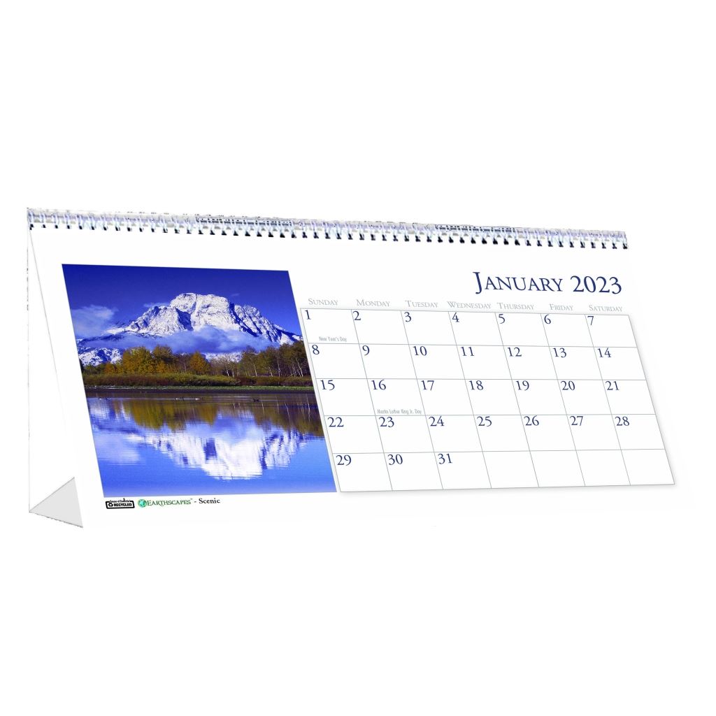 House of Doolittle (HOD3649) Scenic Desk Top Tent Calendar, 8-1/2 x 4-1/4