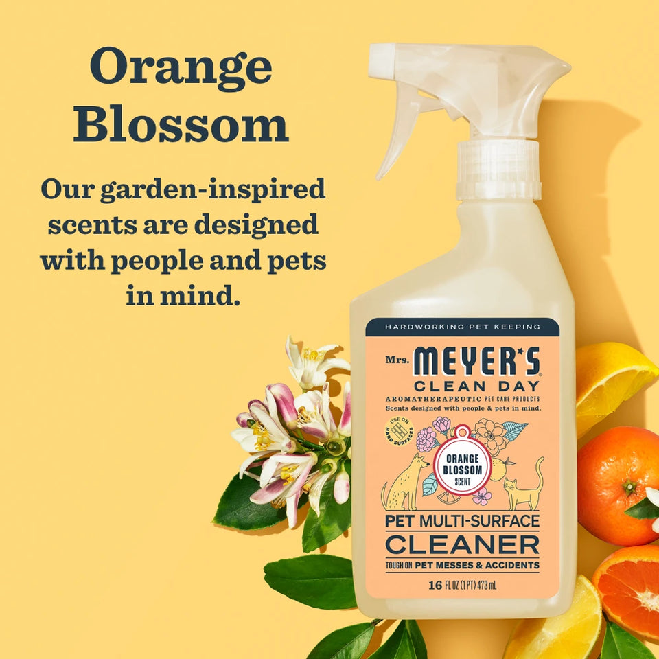 Mrs. Meyer's Clean Day Orange Blossom Pet Multi-Surface Cleaner 16 fl. oz.