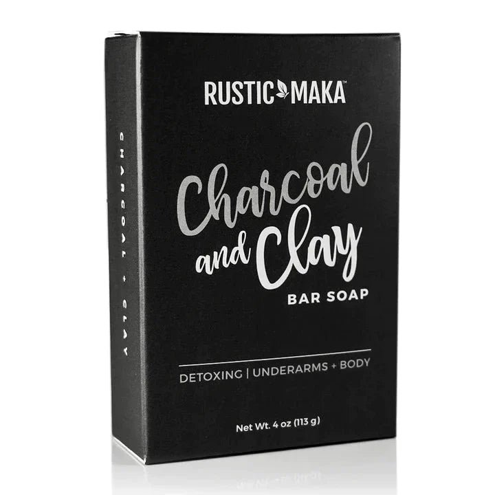 Charcoal + Clay Bar Soap | DETOXING