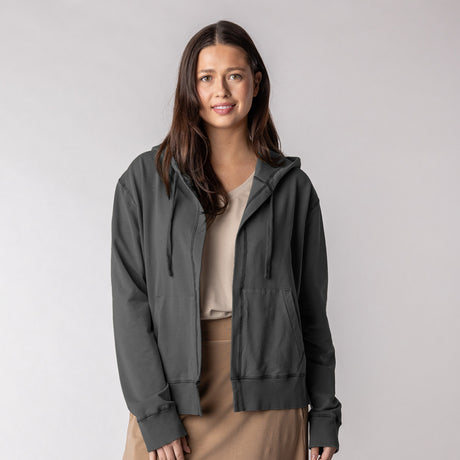 Organic Cotton - Hooded Cardigan