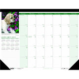 House of Doolittle (HOD199) Earthscapes Puppies Desk Pad Calendar 22 x 17