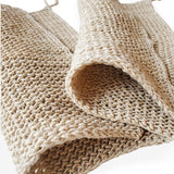 Handwoven Natural Hemp Washcloth - Set of 2