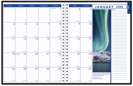 House of Doolittle (HOD273) Earthscapes Weekly/Monthly Planner 8-1/2 x 11