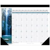 House of Doolittle (HOD171) Earthscapes Waterfalls of the World Desk Pad Calendar 22 x 17