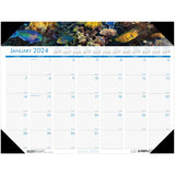 House of Doolittle (HOD193) Earthscapes Sea Life Desk Pad Calendar 22 x 17