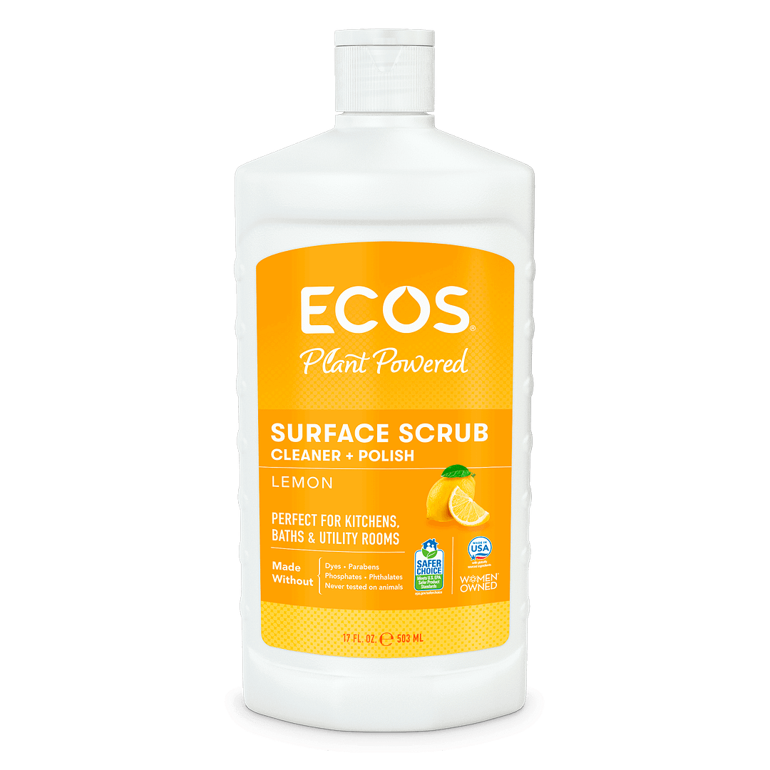 Lemon Surface Scrub 17 fl. oz. | Earth Friendly Products | Dolphin Blue ...
