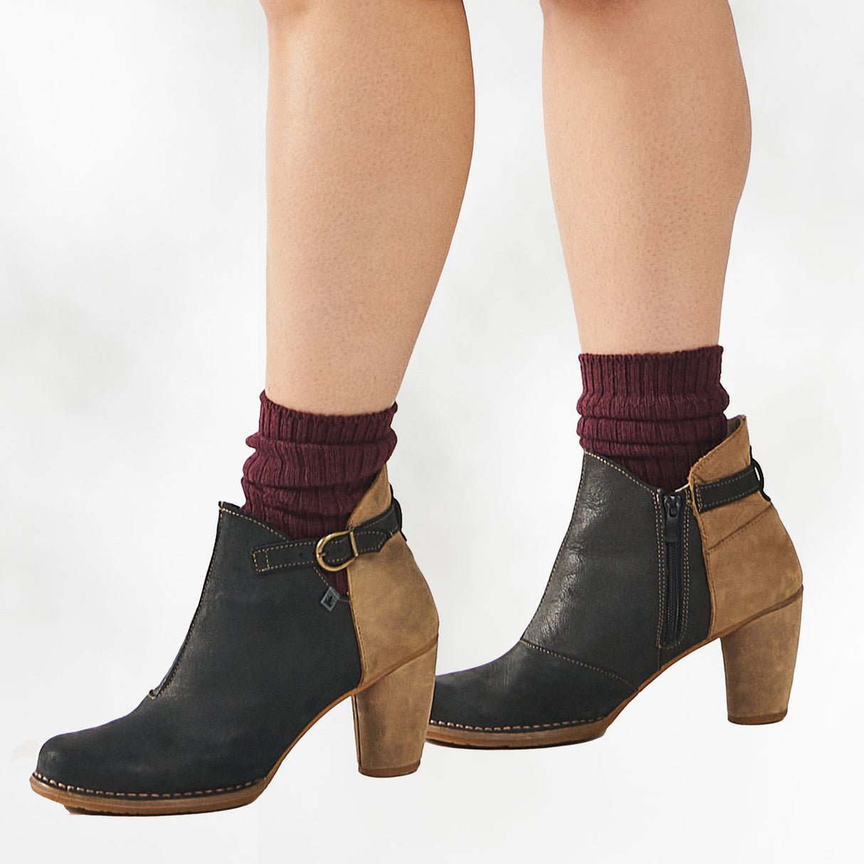 Organic Wool Crew Socks, 2 Pairs/Pack