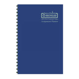 House of Doolittle (HOD274RTG07) Academic Planner with Leatherette Cover, Blue 5 x 8