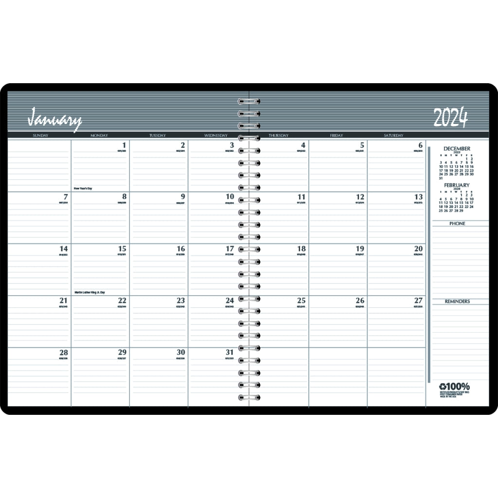 House of Doolittle (HOD26207) Monthly Format Planner BLUE 8 1/2 x 11