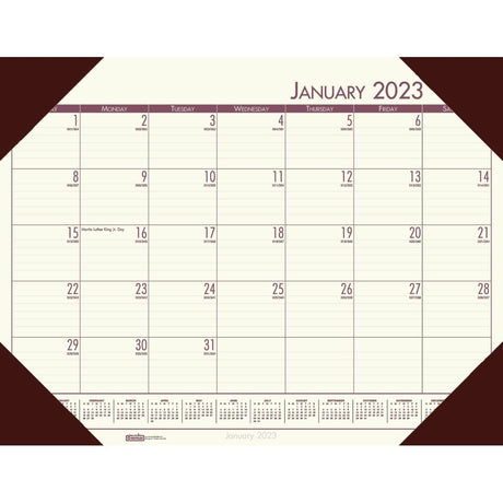 House of Doolittle (HOD12441) Ecotones Desk Pad Calendar, Cream 22 x 17