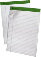 Earthwise by Ampad Recycled Writing Pad, Wide/Legal Rule, Politex Sand Headband, 40 White 8.5 x 11.75 Sheets, 4/Pack