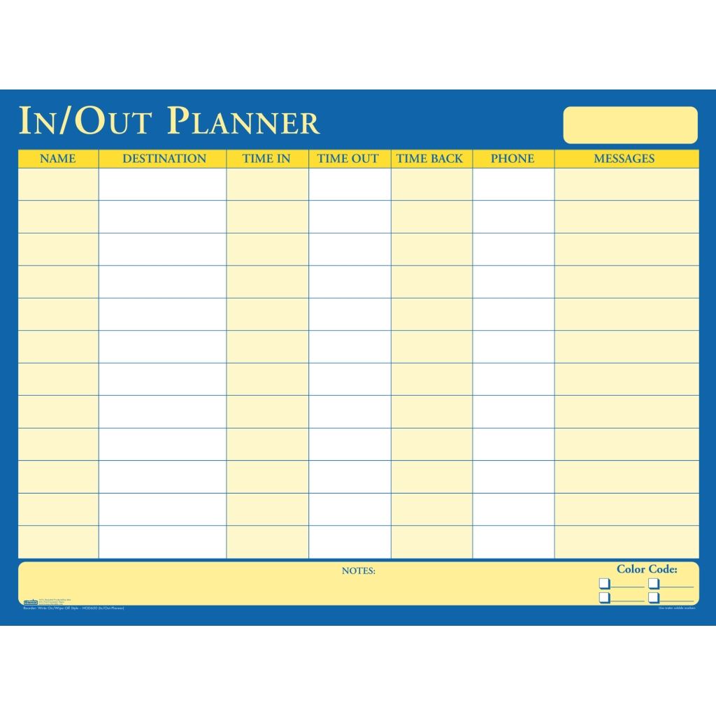 House of Doolittle (HOD650) In/Out Laminated Planner 24 x 18