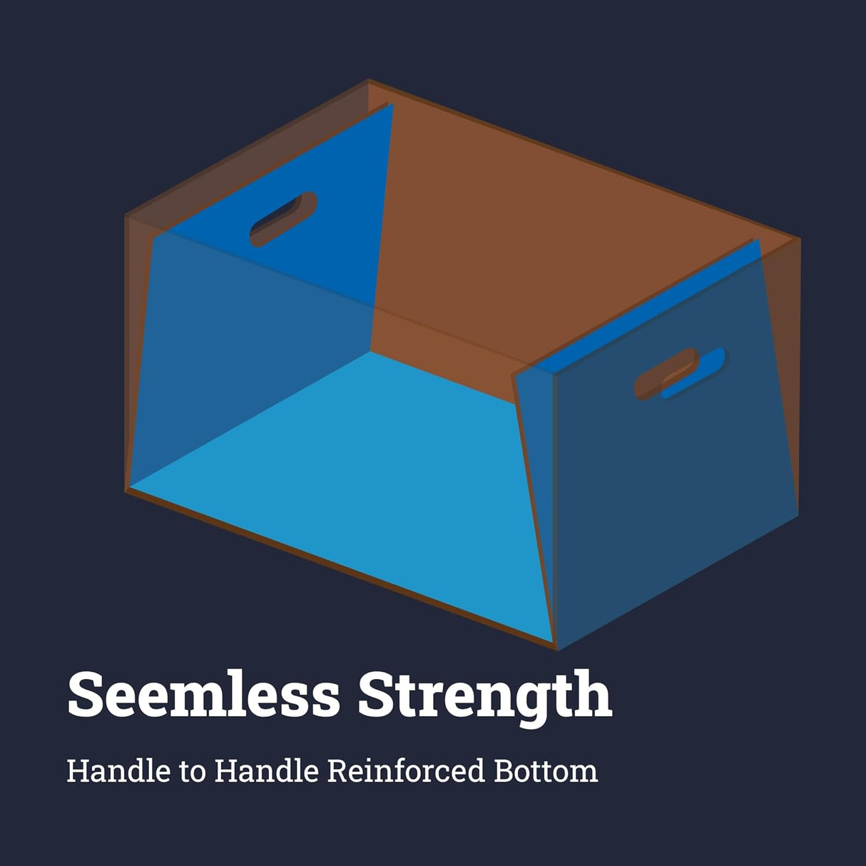 STOR/FILE Basic-Duty Storage Boxes, Letter/Legal Files, 12.5" x 16.25" x 10.5", White/Blue, 12/Carton