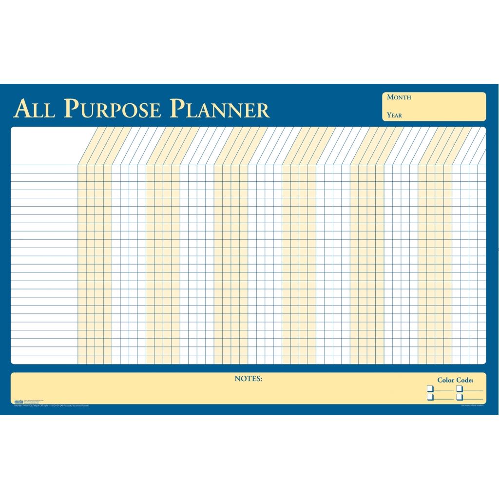 House of Doolittle (HOD639) All Purpose/Vacation Laminated Planner 36 x 24