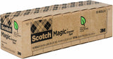 Scotch Magic Greener Tape, 1" Core, Clear, 10/Pack