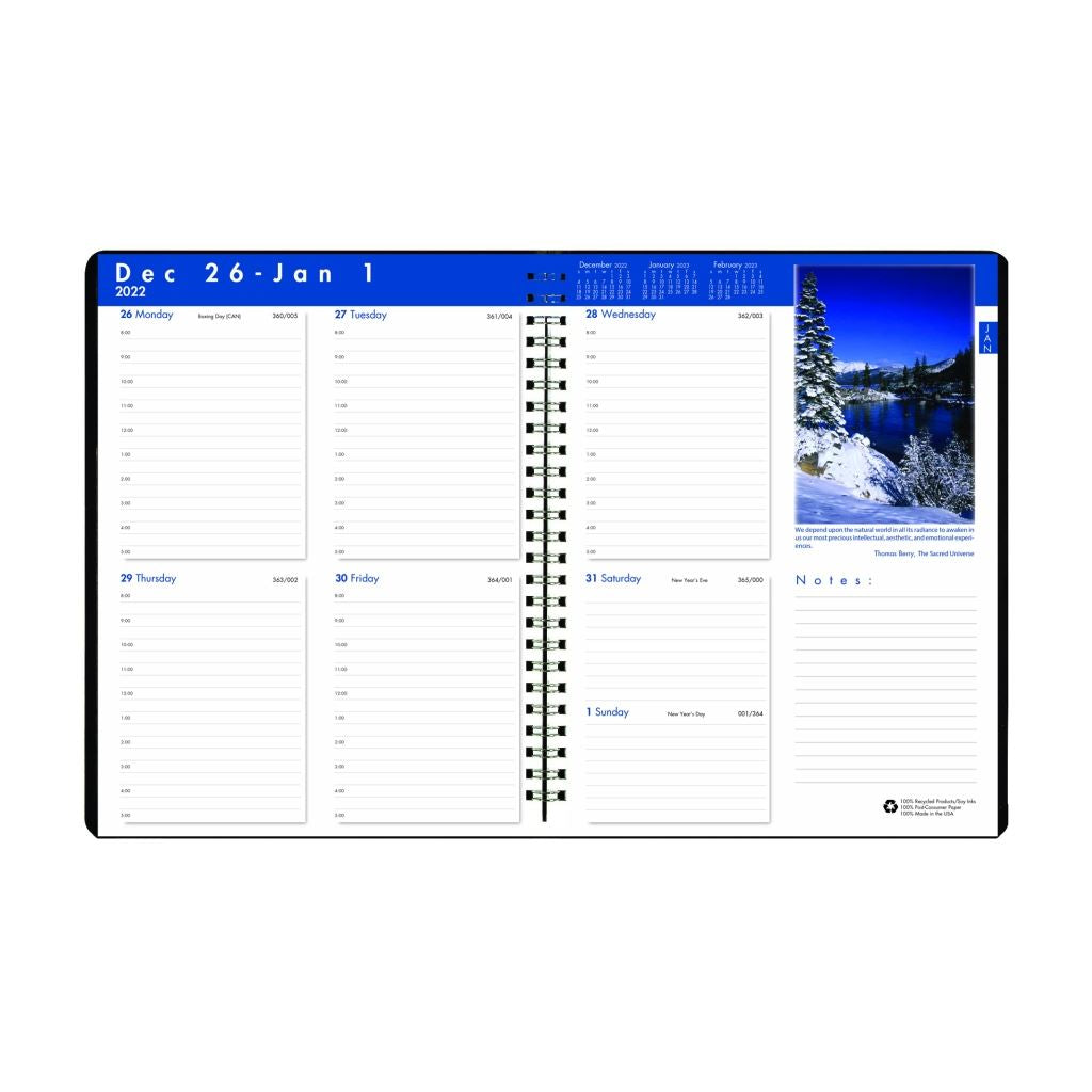 House of Doolittle (HOD27902) Earthscapes Weekly Planner 8-1/2 x 11
