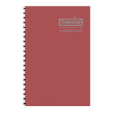 House of Doolittle (HOD274RTG04) Academic Planner with Leatherette Cover, Burgundy 5 x 8