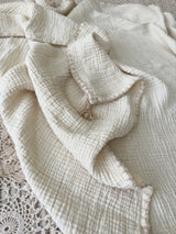 GOTS Certified Organic Muslin Cotton Throw Blanket