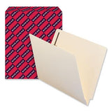 Recycled Manila End Tab Fastener Folders, 0.75" Expansion, 2 Fasteners, Letter Size, Manila Exterior, 50/Box