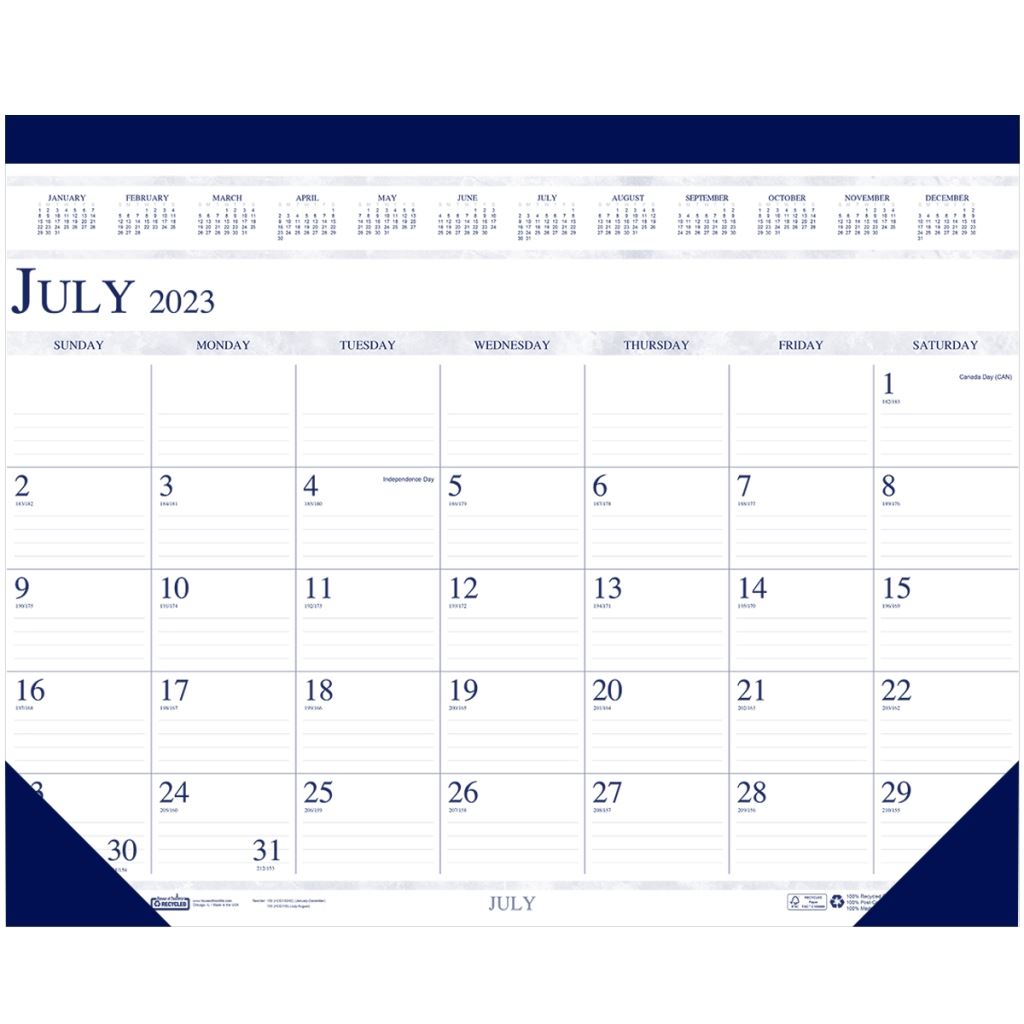 House of Doolittle (HOD1556) Academic Desk Pad Calendar 18 1/2 x 13