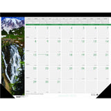 House of Doolittle (HOD171) Earthscapes Waterfalls of the World Desk Pad Calendar 22 x 17