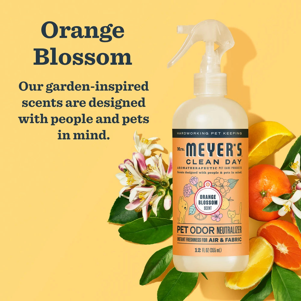 Mrs. Meyer's Clean Day Orange Blossom Pet Odor Neutralizer Spray 12 fl. oz.