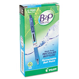 B2P Bottle-2-Pen Recycled Retractable Ballpoint Pen, 1mm, Dozen